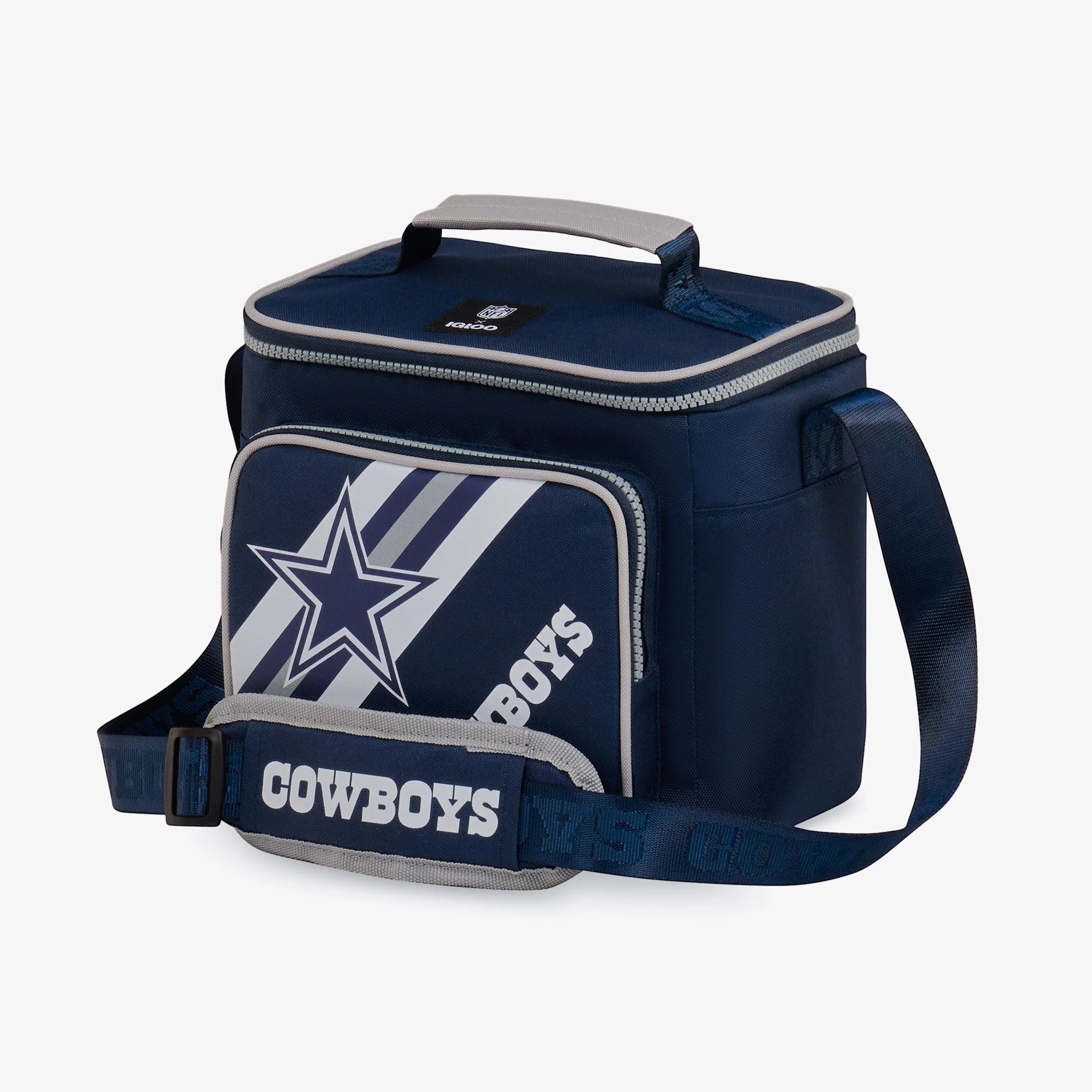 lgloo Outdoor ColdMax Dallas Cowboys Square Lunch Cooler Bag - Image 2