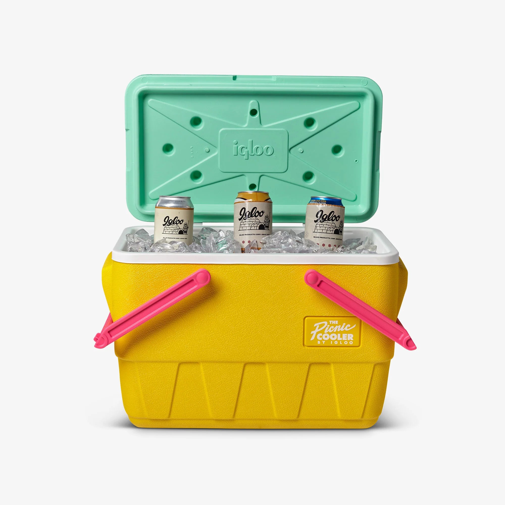 lgloo Outdoor ColdMax Retro Picnic Basket 25 Qt Cooler - Image 41